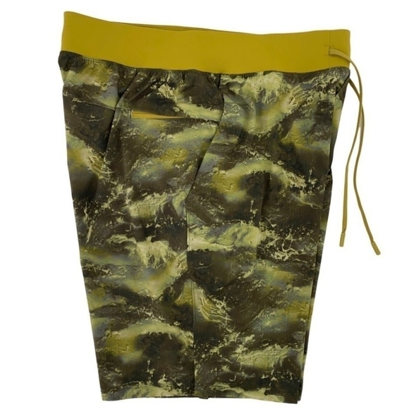 Lululemon T.H.E. Linerless Short 9" High Dive Auric Gold Multi Size XXL - Picture 5 of 11